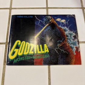 Nintendo NES Godzilla: Monster of Monsters! Complete In Box!