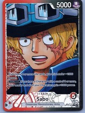 Sabo (004) (Alternate Art) OP13-004 Carrying On His Will One Piece Foil NM