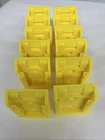12 Pack DeWALT Battery Mounts 20V/60V  Wall Holders Hangers Yellow Made In USA