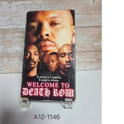 Death Row VHS 2001 Documentary Tupac Snoop Dr Dre Suge Knight Xenon