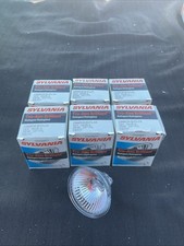 6 New Sylvania Tru Aim Brilliant 35W MR16 GU5.3 12v Halogen Lights 35 Degrees FL