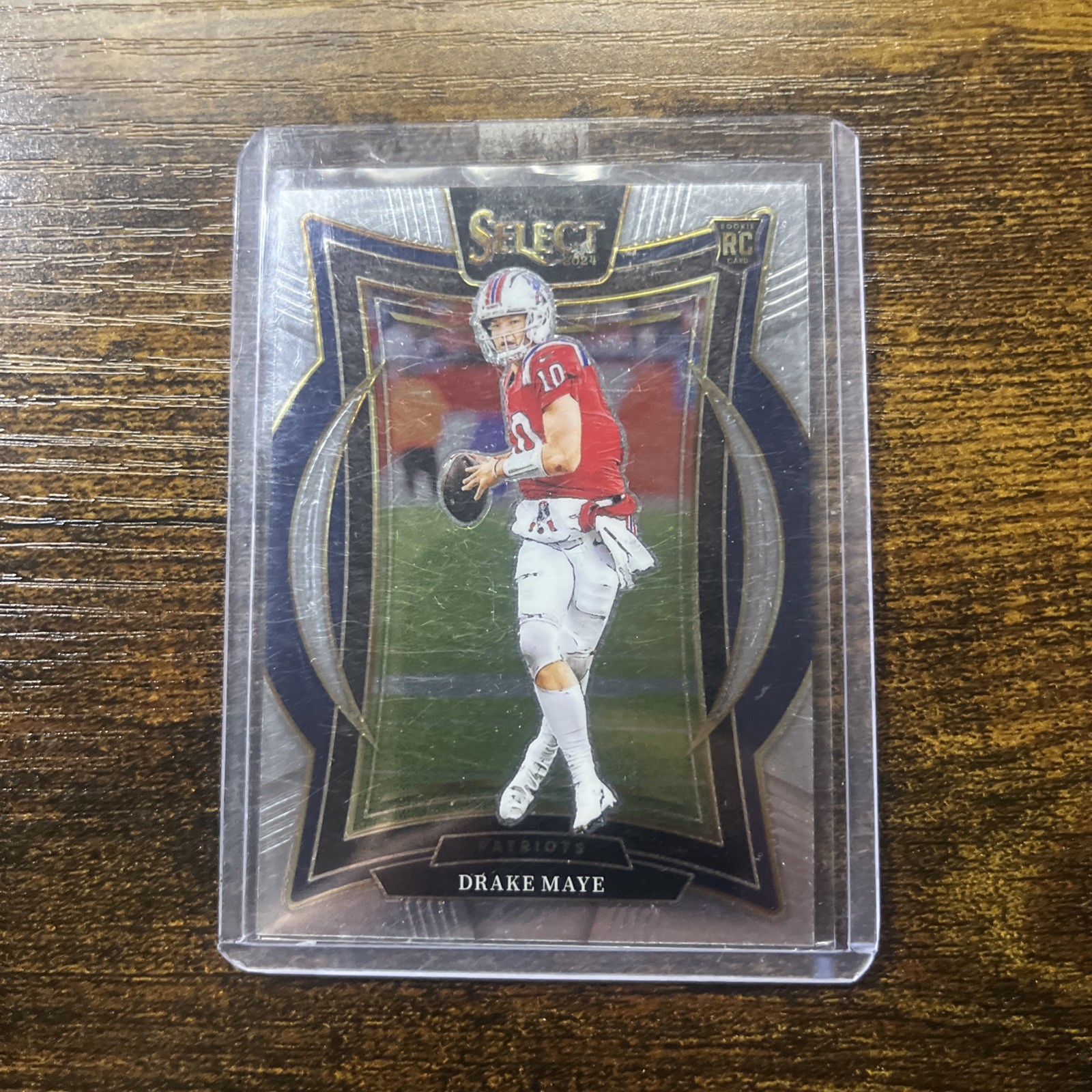 2024 Panini Select - Concourse Drake Maye #27 Silver Prizm (RC) Patriots