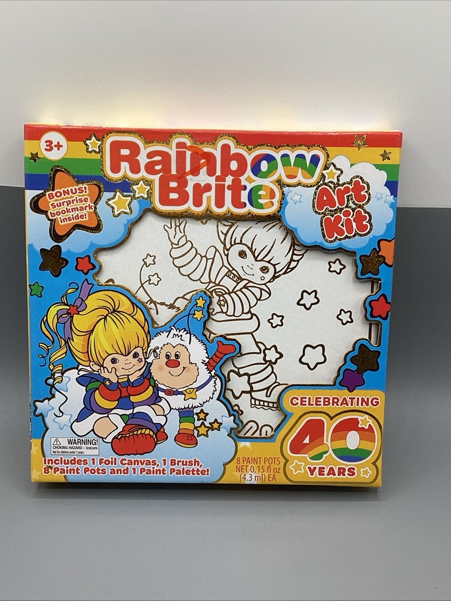 Coffret Rainbow Brite Hallmark – Livre D’activités, Coloriages Et Cassette (Années 80)