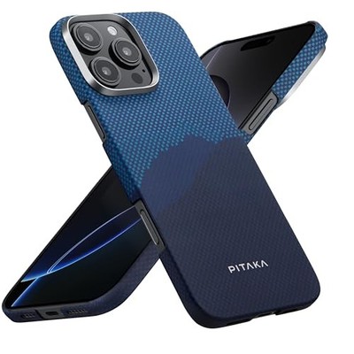 Pitaka iPhone 16 Pro Case Compatible with MagSafe Thin & Light Caseless Feel