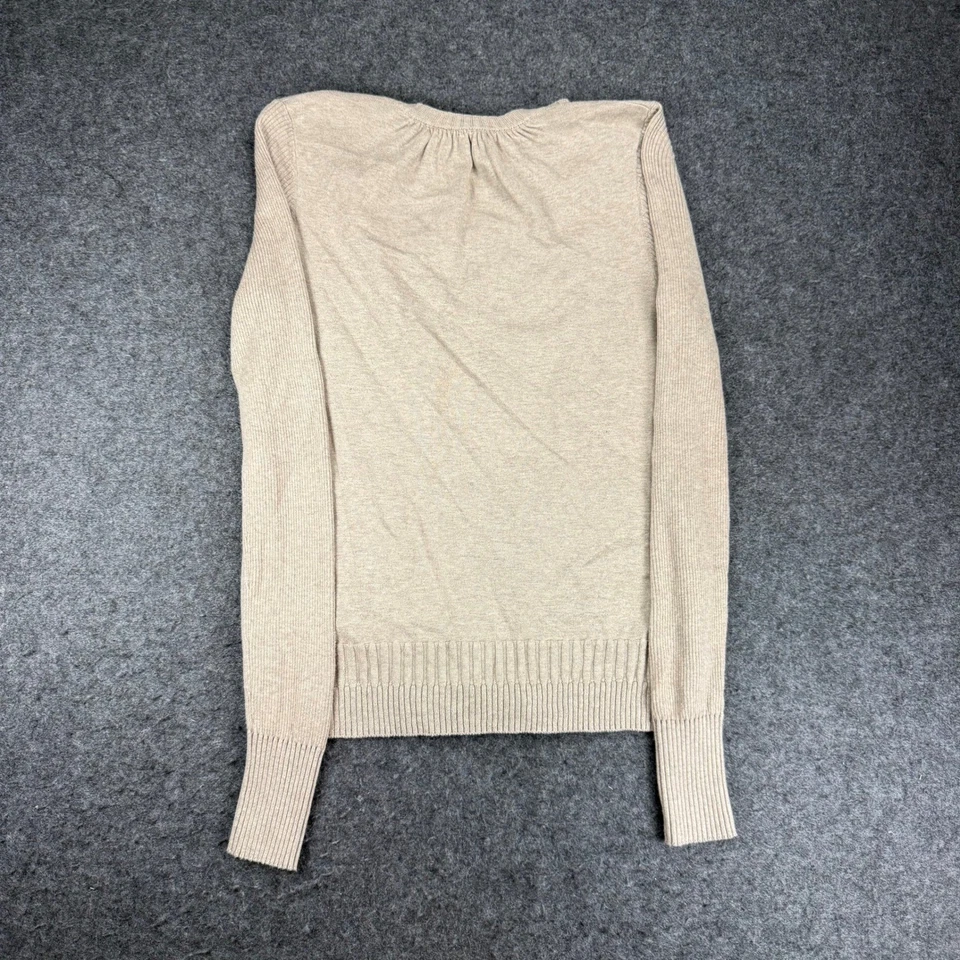 Cárdigan Victoria's Secret M Gris Asimétrico Cremallera S Algodón Cachemira Viscosa Foto 3 de 4