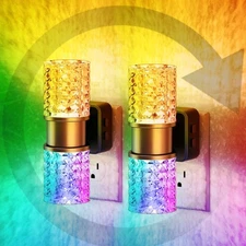 Night Lights Plug into Wall,2 Pack Color Changing Night Light for Kids, 3000K...