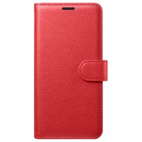 Zanaé, Wallet Etui Mit Standfunktion Und Magnetlasche FüR Galaxy J3, Rot