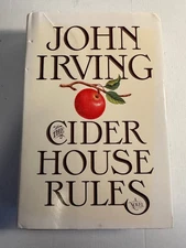 Cider House Rules John Irving HCDJ UNREAD Very Good Cloth Spine BOMC