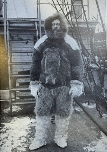 1909 Vintage Magazine Illustration Commander Robert E. Peary Arctic Explorer