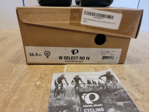 NUOVA PEARL IZUMI scarpa da ciclismo donna W Race RD IV-W taglia 5, EU 36, nero nero - Foto 2 di 6