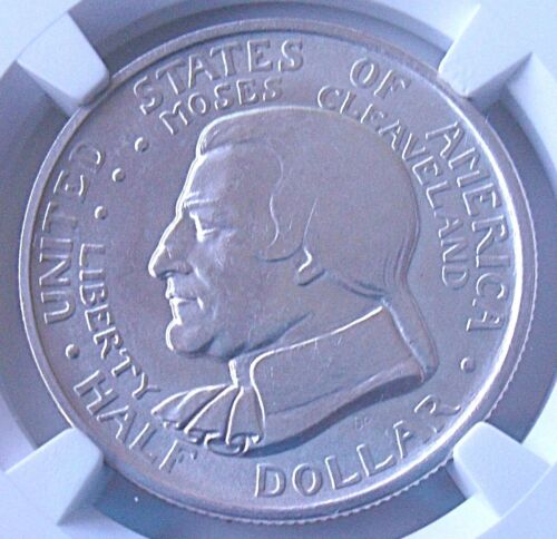 1936 Cleveland 50 C , NGC MS 63 , nice silver coin # 1817 , # 57-1 - Picture 2 of 4