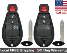 Lot of 2x New Replacement Keyless Entry Remote Key Fob for RAM 2013 - 2024