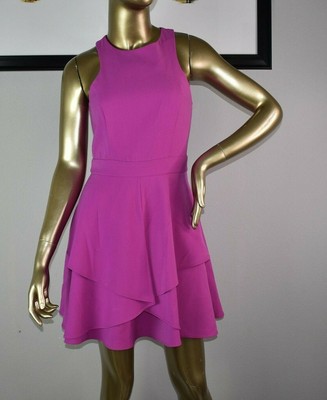fuschia pink occasion dress