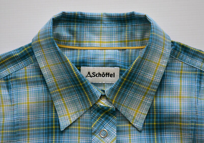 SCHOFFEL Schöffel OUTDOOR Women's Shirt Damen Hemd Gr. L Kariert/ Check