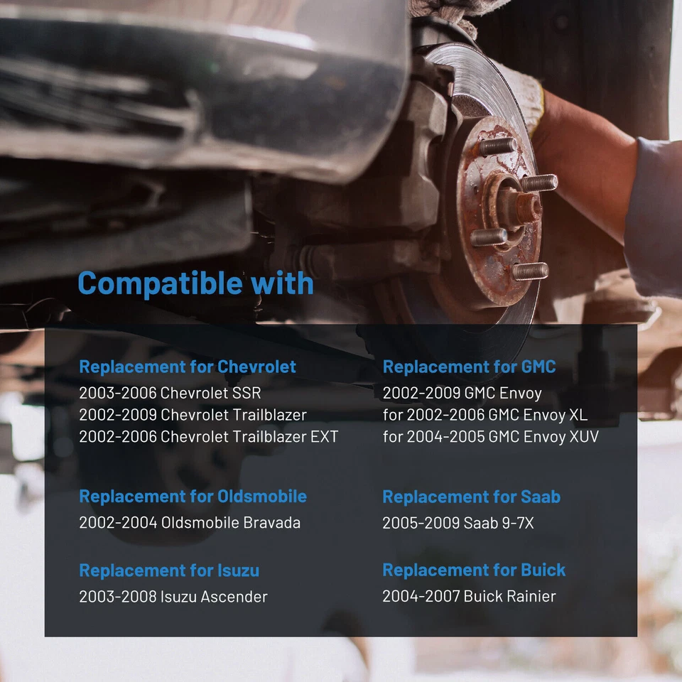 513188 Front Wheel Bearing Hub Assembly For Isuzu Ascender, Saab 9-7x 2003-2009 Foto 2 de 4