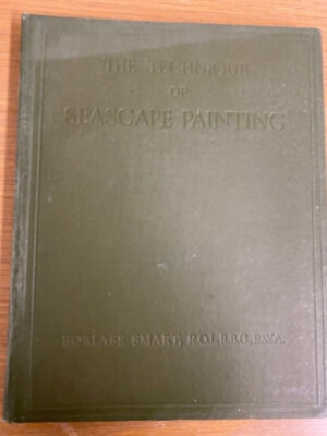 Die Technik der Meereslandschaft Malerei von Borlase Smart 1946 Vintage seltene Bücher Kunst