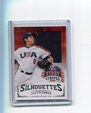 2015 Stars and Stripes Silhouettes Justin Garza Jersey 93/99