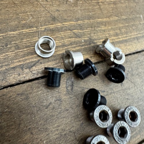 Vintage Race Face Chainring Bolt Screw Nut Lot 4 Arm Raceface 90s MTB - Picture 5 of 8