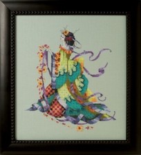 Mirabilia Cross Stitch Pattern - MD170 Miss Dancing Flower