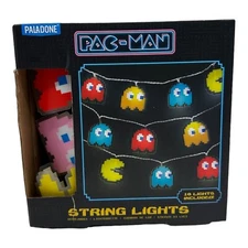 PAC MAN String Lights-Paladone 10 Lights Included Battery Operated New