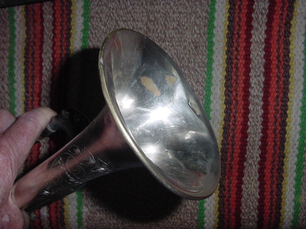 VINTAGE HOLTON TRUMPET ENGRAVINGS 1929 WITH HEIM MOUTHPIECE AND