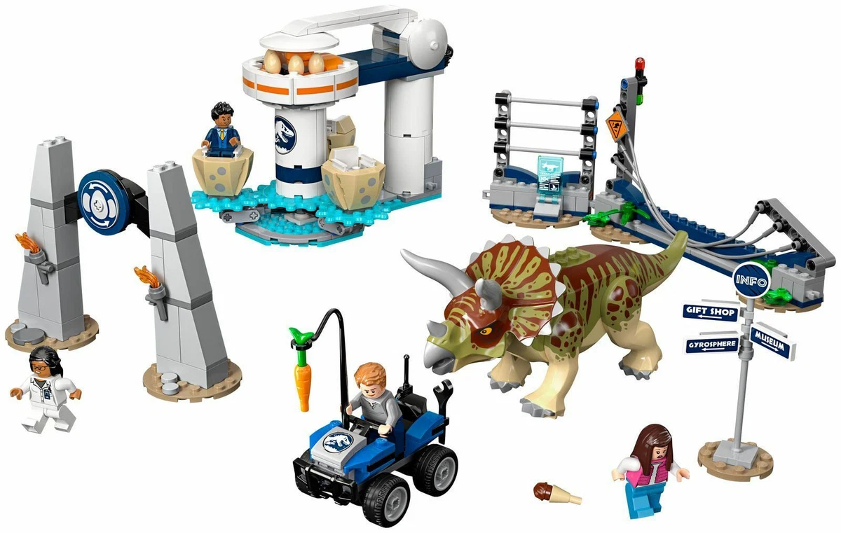 Jurassic world online lego sets triceratops