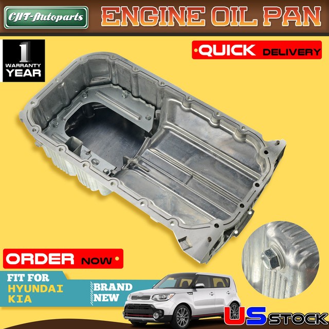 Engine Oil Pan Sump for Kia Soul Spectra Sportage Hyundai Elantra