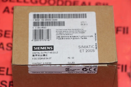 New Siemens DP Modules for ET 200S 6ES7132-4BD02-0AA0 6ES71324BD020AA0 - Picture 1 of 6