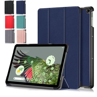 Case For Google Pixel Tablet 2023 Full Coverage Slim Leather Folding Stand Cover