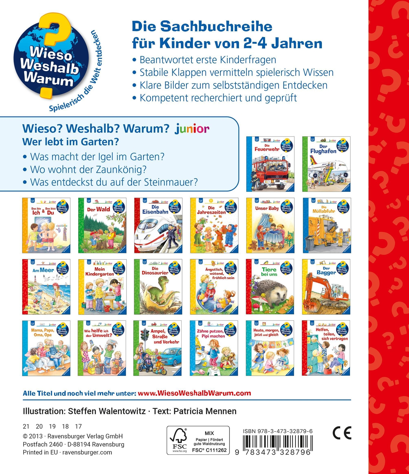Thumbnail - Wieso? Weshalb? Warum? Junior, Band 49: Wer Lebt Garten? | Patricia