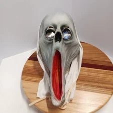 Vintage 1995 The Paper Magic Group Troll Scream Mask 3D Eyes Halloween Mask