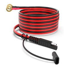 16AWG SAE to O Ring Extension Cable 6Ft Power Quick Disconnect Wire Harness Cord