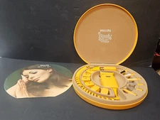 Vtg NOS Philips Beauty Set Kit electric Lady Shaver manicure 1960' Orange Round