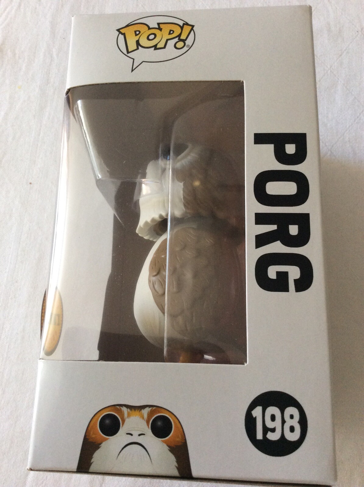 Funko Pop Star Wars Porg Limited Chase Edition #198 boxed -un-opened figure | UK
