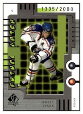 1999-00 SP Authentic #132 Brett Lysak #/2000 Rookie RC