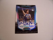 BILL WALTON 2006-07 PRESS PASS LEGENDS BASKETBALL PLATINUM AUTOGRAPH INSERT #ed/