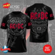 New!!! AC/DC 3D T Shirt S-5XL