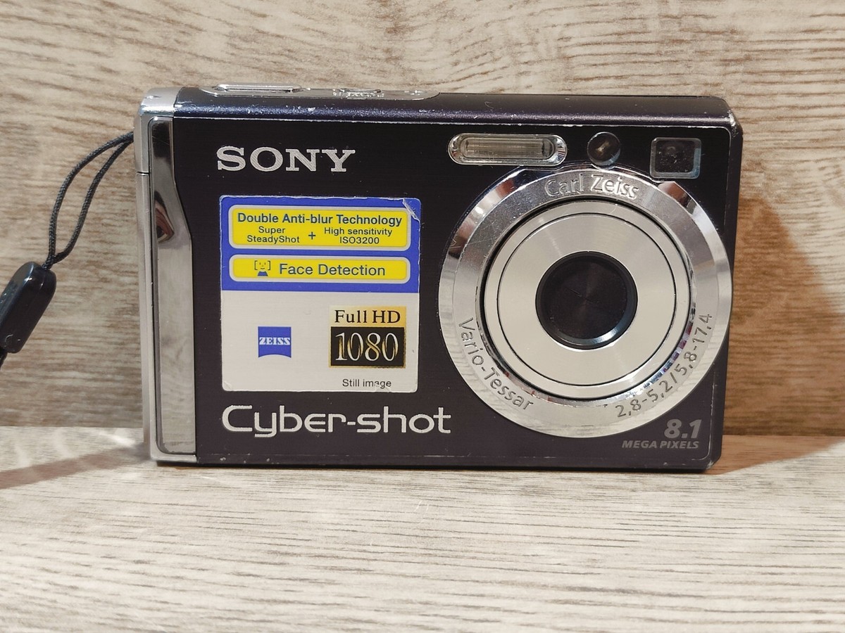 Sony Digital Camera Cybershot DSC-W90 8.1MP Black Tested | eBay