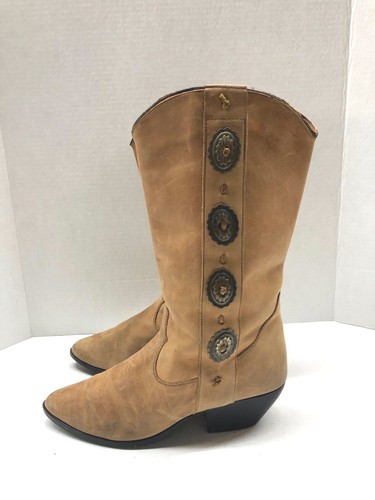 BRUNO Suede Womens high boots,size 9.5 D brown color Style 31554 - Picture 3 of 11