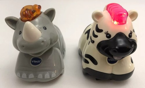 VTech Go Go Smart Tiere Wildtiere 2er Pack Nashorn Zebra Zootiere getestet - Bild 8 von 9