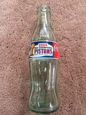 2004 Detroit Pistions Coca-Cola Glass Bottle