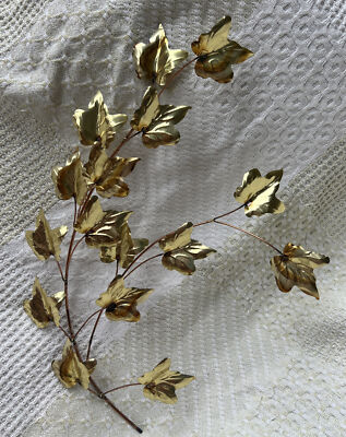 MCM Copper Brass Leaf Spray Wall Mount Design 18X13