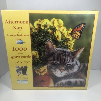 Vintage 1000 Piece Puzzle "Afternoon Nap" By Marilyn ...