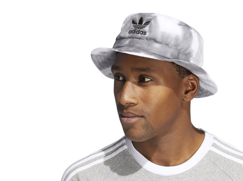 Adidas Originals Color Wash Bucket Hat Unisex OSFA Tie Dye New One Size Gray