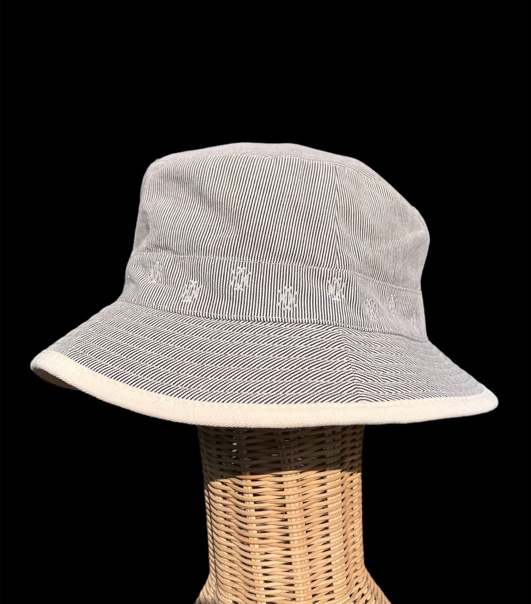 Chapeaux Motsch Pour HERMES Bucket Hat Logo Linen Unisex Off Chapeaux Motsch Pour HERMES Bucket Hat Logo Linen Unisex Off
