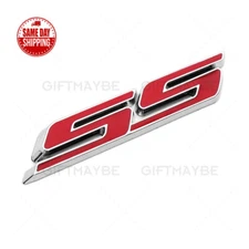For Camaro SS 3D Letter Fender Grille Bumper Lid Logo Emblem Badge ZL1 Z28 Red