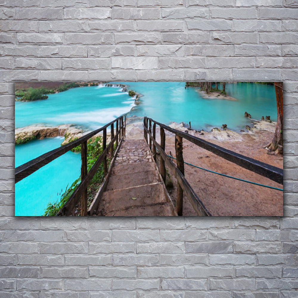 Photo sur toile d'architecture de 120x60 cm pour salon moderne