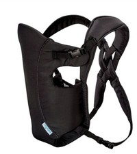 EVENFLO CONVERTIBLE BABY CARRIER, BLACK