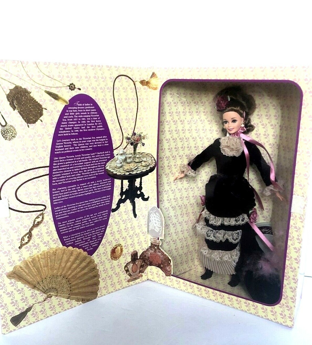 1995 Vintage Victorian Lady Barbie Doll The Great Eras Collection