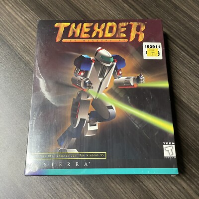 Thexder Windows 95 PC CD-Rom Sierra Big Box Brand New + Factory